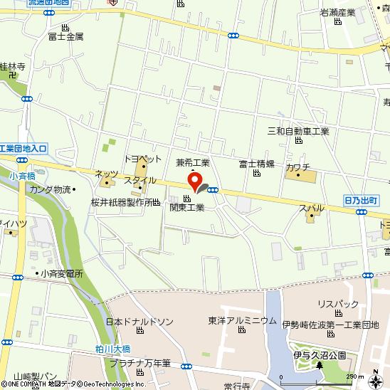 KANEMASU付近の地図